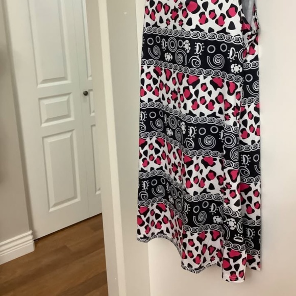 NEW SHEIN Pink Leopard Print Dress fits XL 39/40 Bust - Picture 7 of 7